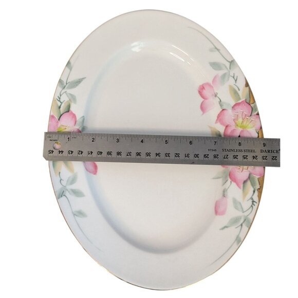 Noritake Azalea China Platter Pink Floral 12" red mark - Picture 11 of 13